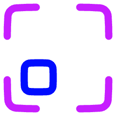 Align Bottom Left Frame Square Icon from Plump Neon Set