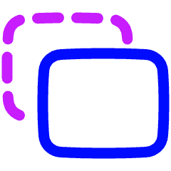 Align Front 2 Icon from Plump Neon Set