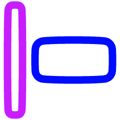 Align Left 2 Icon from Plump Neon Set