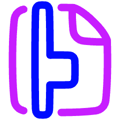 Align Margins Vertical Icon from Plump Neon Set