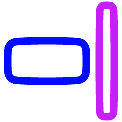 Align Right 2 Icon from Plump Neon Set