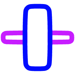 Align Vertical Center 2 Icon from Plump Neon Set