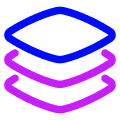 Layers 1 Icon from Plump Neon Set
