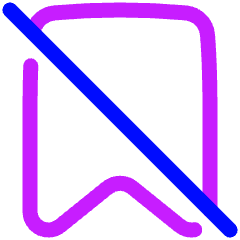 Disable Bookmark Icon from Plump Neon Set