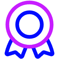 Ribbon Icon from Plump Neon Set