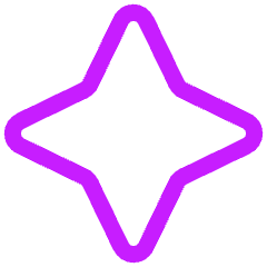 Star 2 Icon from Plump Neon Set