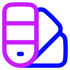 Color Swatches Icon from Plump Neon Set
