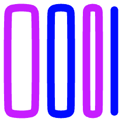 Gradient Color Icon from Plump Neon Set