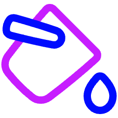 Paint Bucket Icon from Plump Neon Set