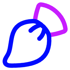 Paintbrush 3 Icon from Plump Neon Set