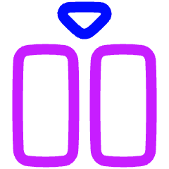 Insert Column Icon from Plump Neon Set