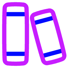 Book 2 Icon from Plump Neon Set