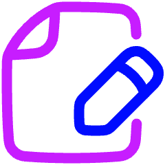 Draft Icon from Plump Neon Set