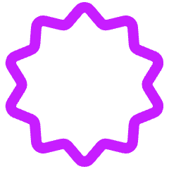 New Badge Highlight Icon from Plump Neon Set