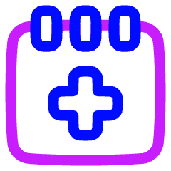Notepad Add Icon from Plump Neon Set