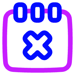 Notepad Remove Icon from Plump Neon Set