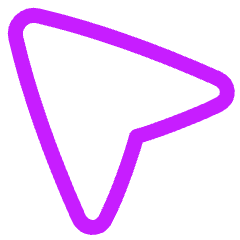 Arrow Cursor 2 Icon from Plump Neon Set