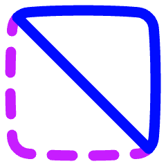 Invert Selection Icon from Plump Neon Set