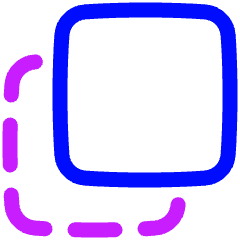 Select Front Icon from Plump Neon Set