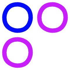 Dashboard Circle Three Icon from Plump Neon Set