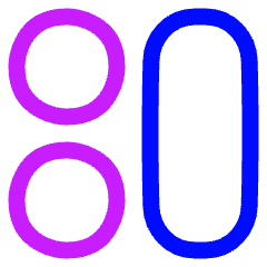 Dashboard Circle Vertical Pill 1 Icon from Plump Neon Set