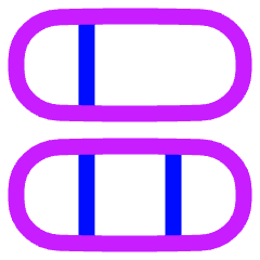 Dashboard Horizontal Pills 5 Icon from Plump Neon Set