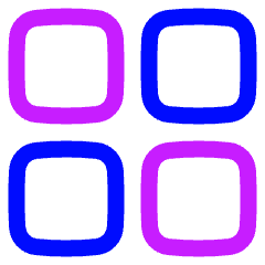 Dashboard Square Icon from Plump Neon Set