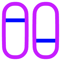 Dashboard Vertical Pills Split 2 Icon from Plump Neon Set