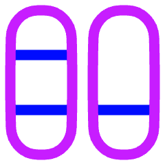 Dashboard Vertical Pills Split 3 Icon from Plump Neon Set