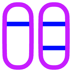 Dashboard Vertical Pills Split 5 Icon from Plump Neon Set