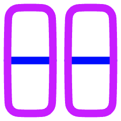 Dashboard Vertical Rectangle Half Icon from Plump Neon Set