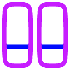 Dashboard Vertical Rectangle Split Bottom Icon from Plump Neon Set