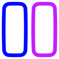 Dashboard Vertical Rectangle Icon from Plump Neon Set