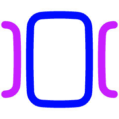Carousel Horizontal Icon from Plump Neon Set