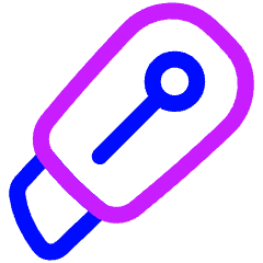 Cutter Icon from Plump Neon Set