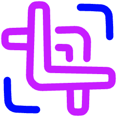 Expand Crop Resize Icon from Plump Neon Set