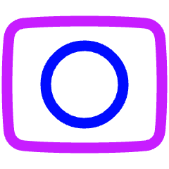 Layer Mask Icon from Plump Neon Set