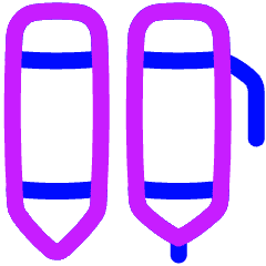 Pen 3 Icon from Plump Neon Set