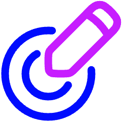 Pen Pressure Icon from Plump Neon Set