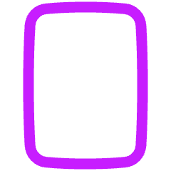 Portrait Setting Icon from Plump Neon Set