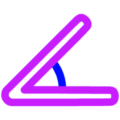 Rotate Angle 45 Icon from Plump Neon Set
