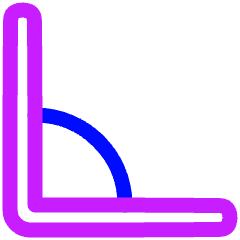 Rotate Angle 90 Icon from Plump Neon Set