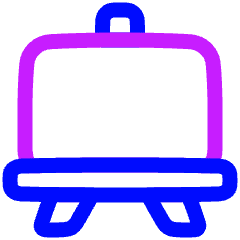 White Board Icon from Plump Neon Set