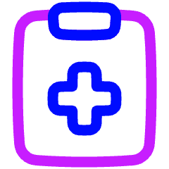 Clipboard Add Icon from Plump Neon Set
