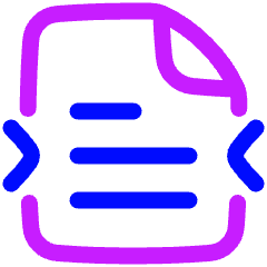 Compress PDF Icon from Plump Neon Set