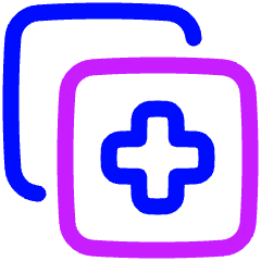 Copy 2 Icon from Plump Neon Set