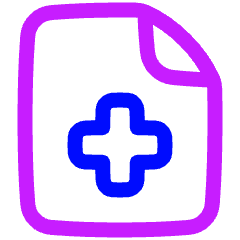 File Add Icon from Plump Neon Set