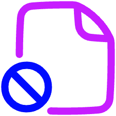 File Block Icon from Plump Neon Set