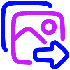 PDF To JPG Icon from Plump Neon Set
