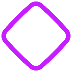 Diamond Shape Icon from Plump Neon Set